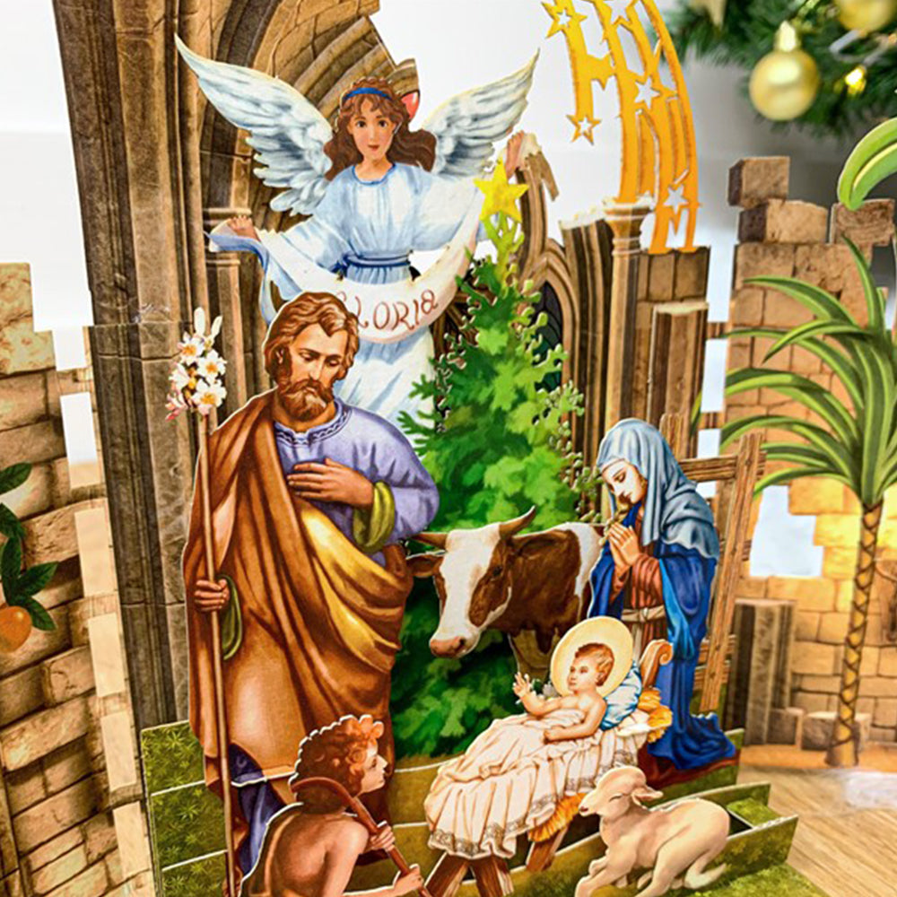 3D Holy Night Card, Premium Pop Up Card, Holy Night, Lord Savior, Revival